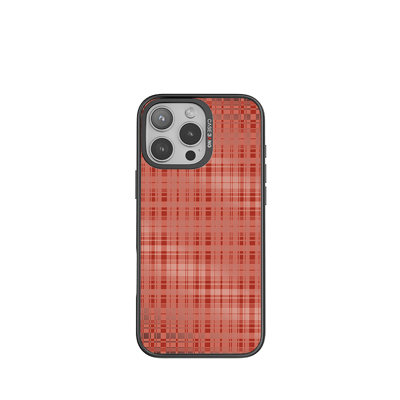 BERRY RED PLAID Imagisnap - CaseBangImagisnapCaseBangiPhone 13Back Cover+Base Case